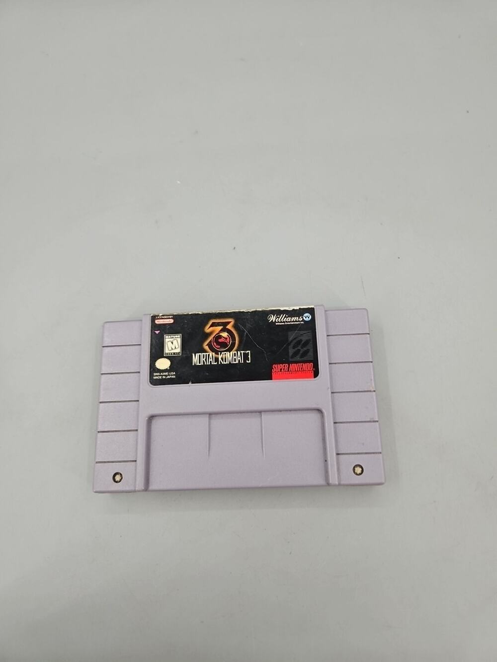 Mortal Kombat 3 SNES Super Nintendo Entertainment System 1995 Tested Cart Only